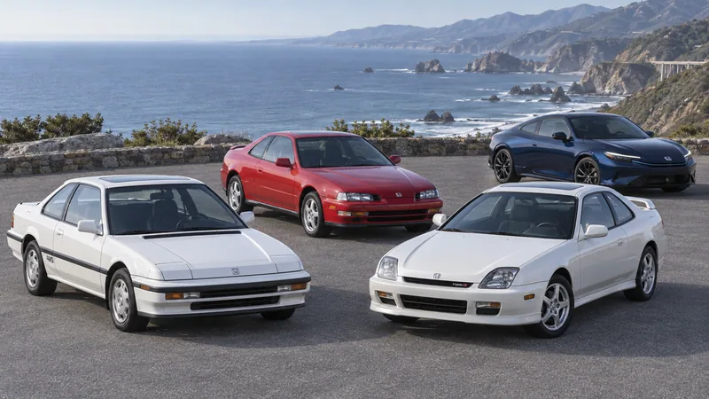 Honda Prelude третьего, четвёртого, пятого и шестого поколений