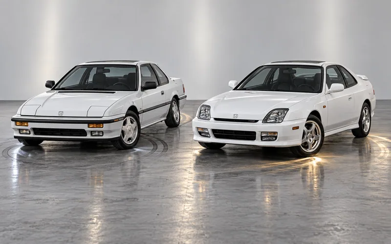 Honda Prelude 4WS 1987 года и Prelude Type S 1996 года