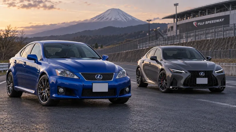 Lexus IS F XE20 и IS 500 F SPORT Performance XE30