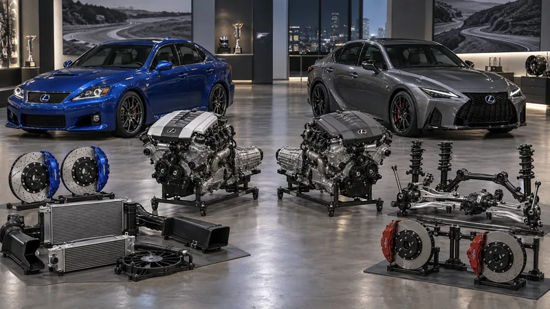 Двигатели и шасси Lexus IS F и IS 500