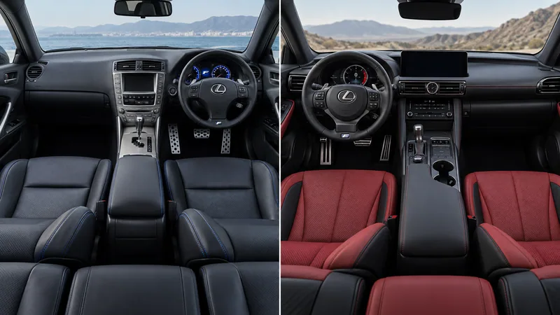 Интерьеры Lexus IS F и IS 500