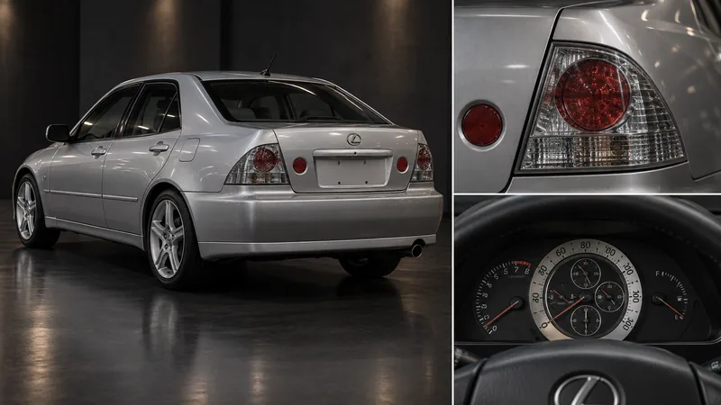 Задние фонари и приборы Lexus IS первого поколения