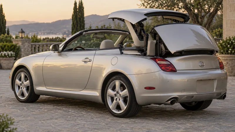 Lexus SC 430 со складывающейся металлической крышей