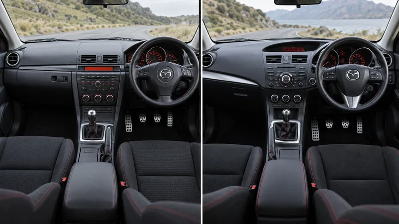 Салоны Mazda3 MPS BK и BL с механической коробкой