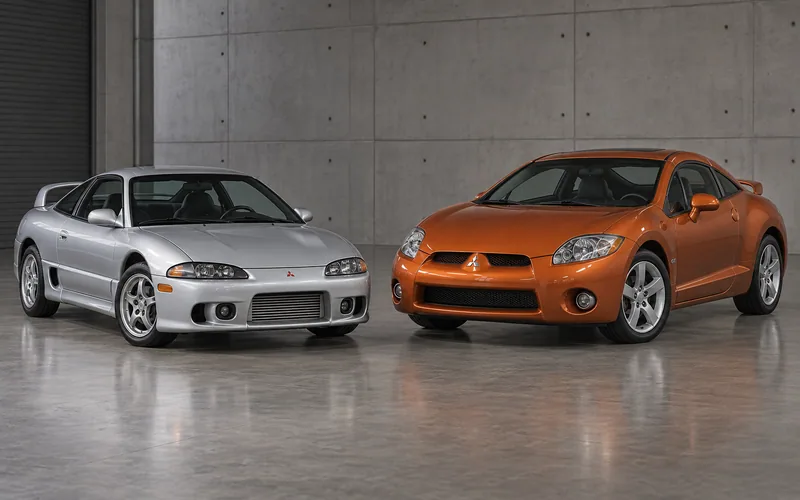 Mitsubishi Eclipse GSX второго поколения и Eclipse GT 2006 года