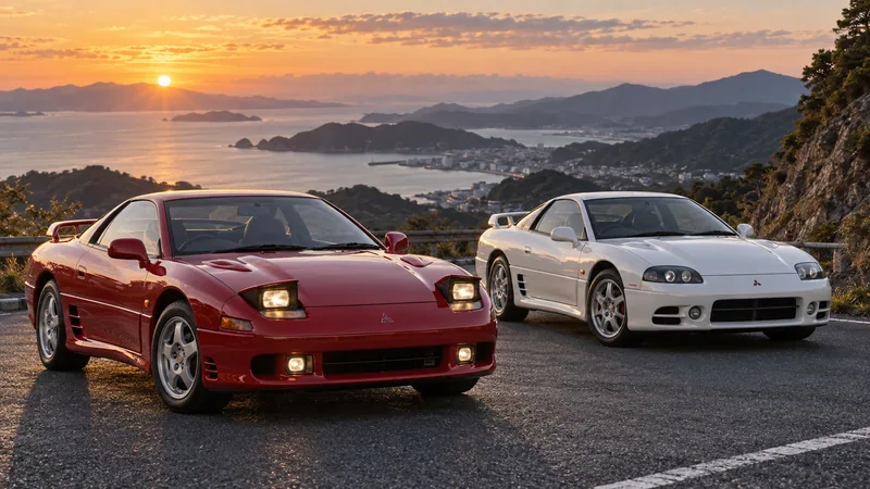 Mitsubishi GTO и 3000GT VR-4 разных лет