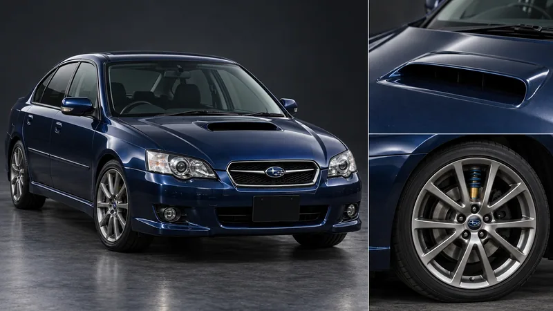 Subaru Legacy B4 BL5 2.0GT spec.B и детали кузова