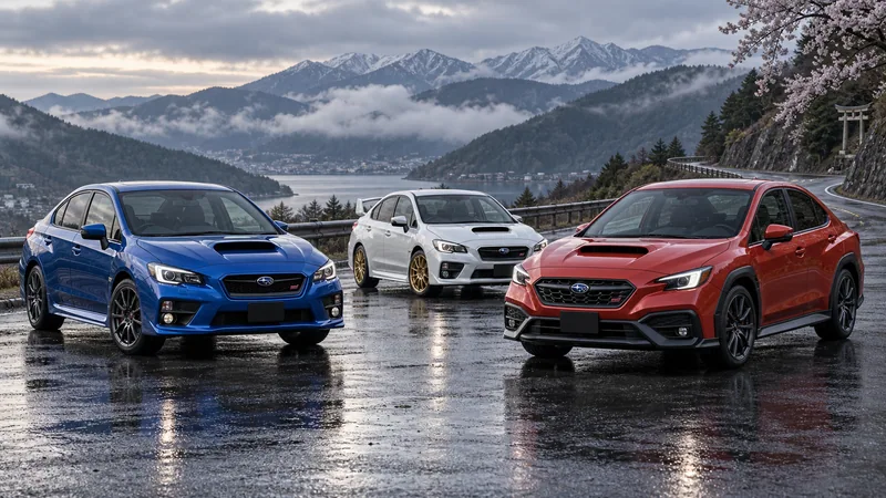 Subaru WRX S4 VA, WRX STI VA и WRX VB