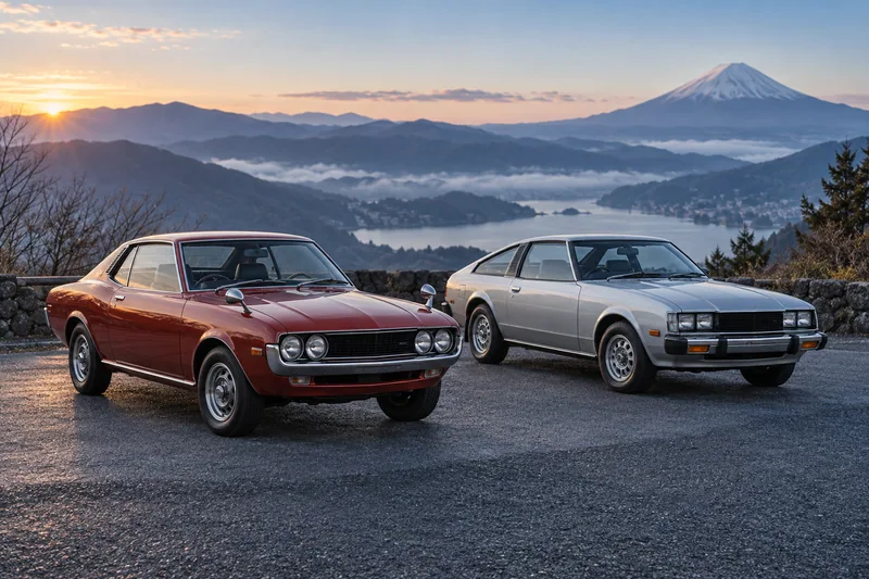 Toyota Celica первого и второго поколений в заводском облике