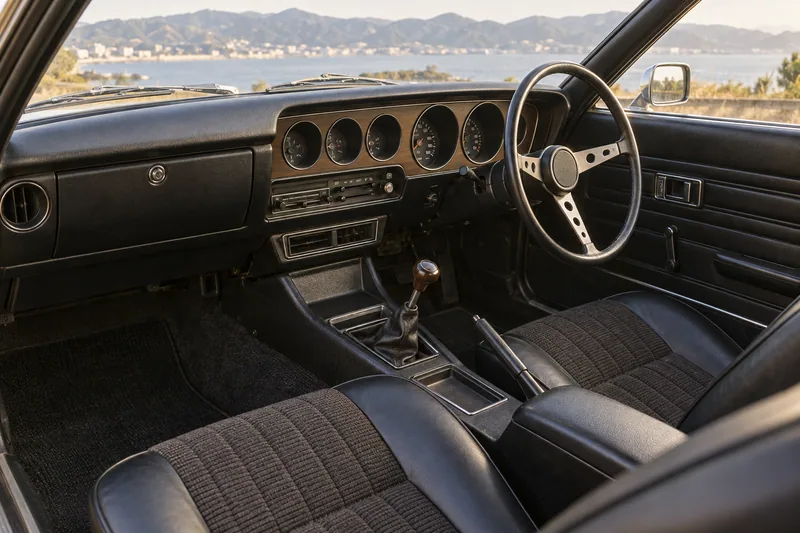 Праворульный салон ранней Toyota Celica