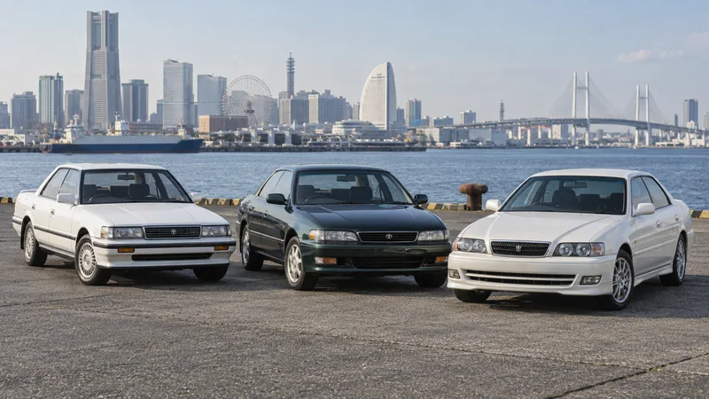Toyota Chaser X80, X90 и X100 в заводском облике