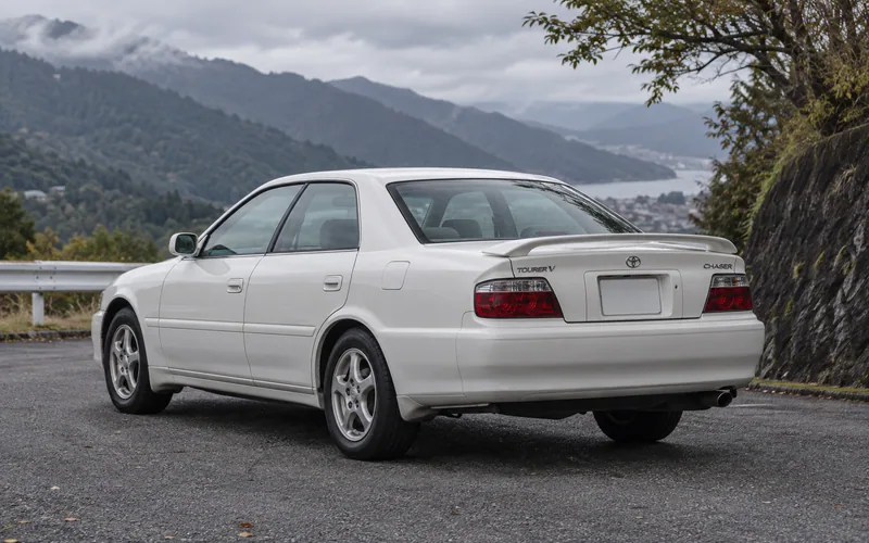 Toyota Chaser JZX100 Tourer V в заводском облике, вид сзади