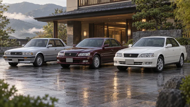 Toyota Cresta X70, X90 и X100 в заводском облике