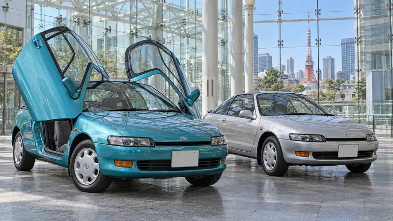 Toyota Sera EXY10 с открытыми дверями butterfly
