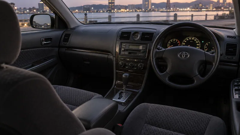 Праворульный салон Toyota Verossa X110