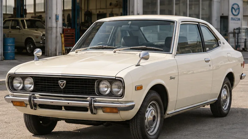 Светлая Mazda RX-2 coupe 1971 года
