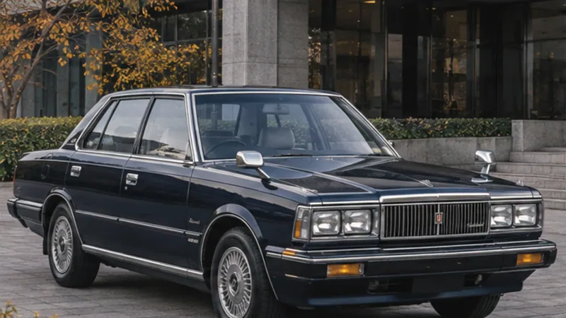 Синий Nissan Laurel C31 2000 Turbo SGX