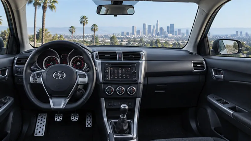 Леворульный салон Scion tC второго поколения