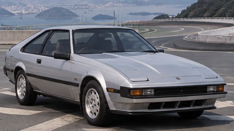 Серебристая Toyota Celica XX A60 2800GT