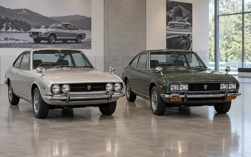Ранний и поздний Isuzu 117 Coupe
