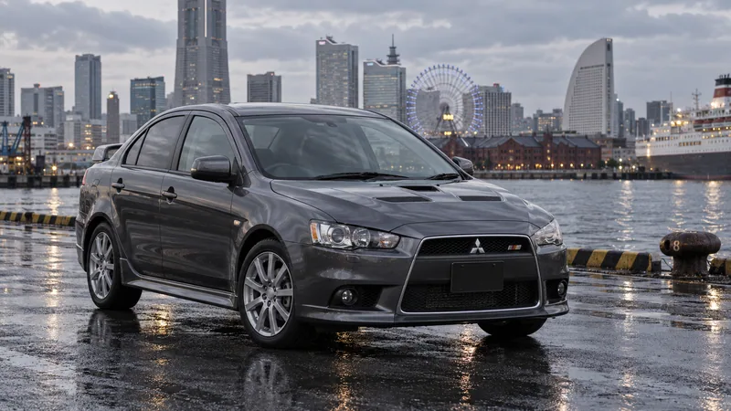 Mitsubishi Lancer Ralliart CY4A у набережной