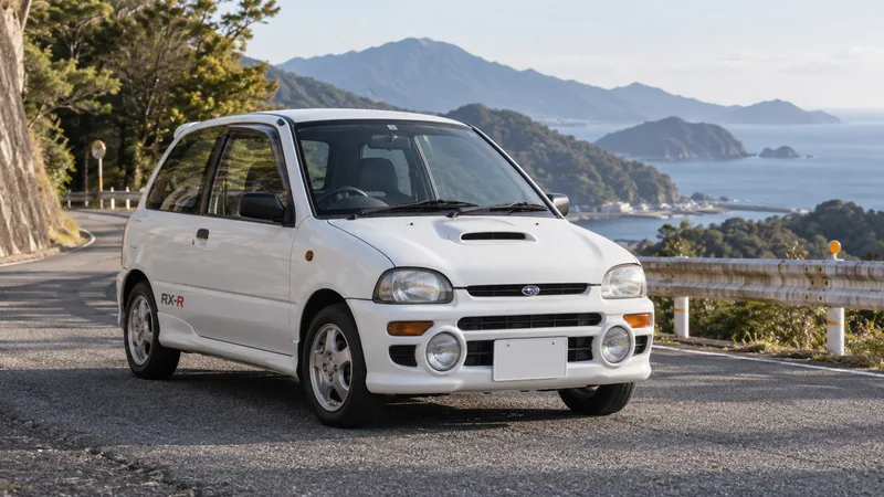 Белый Subaru Vivio RX-R KK4